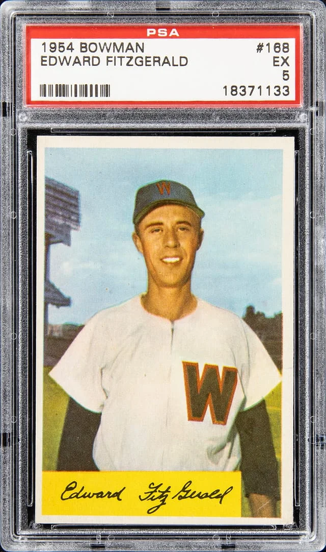 1954 Bowman Ed Fitz Gerald #168 card image