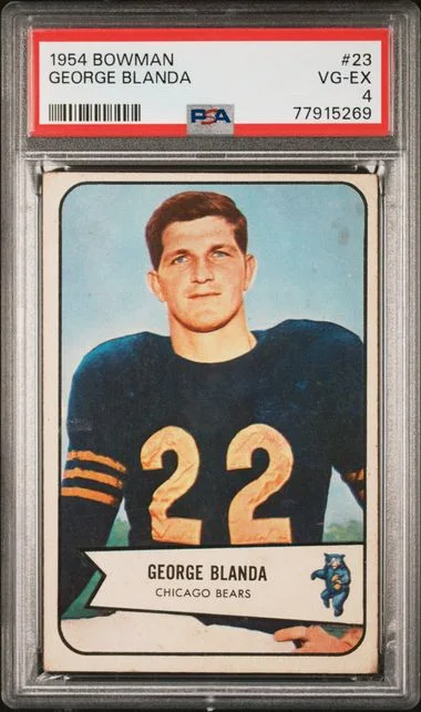 1954 Bowman George Blanda #23 card image
