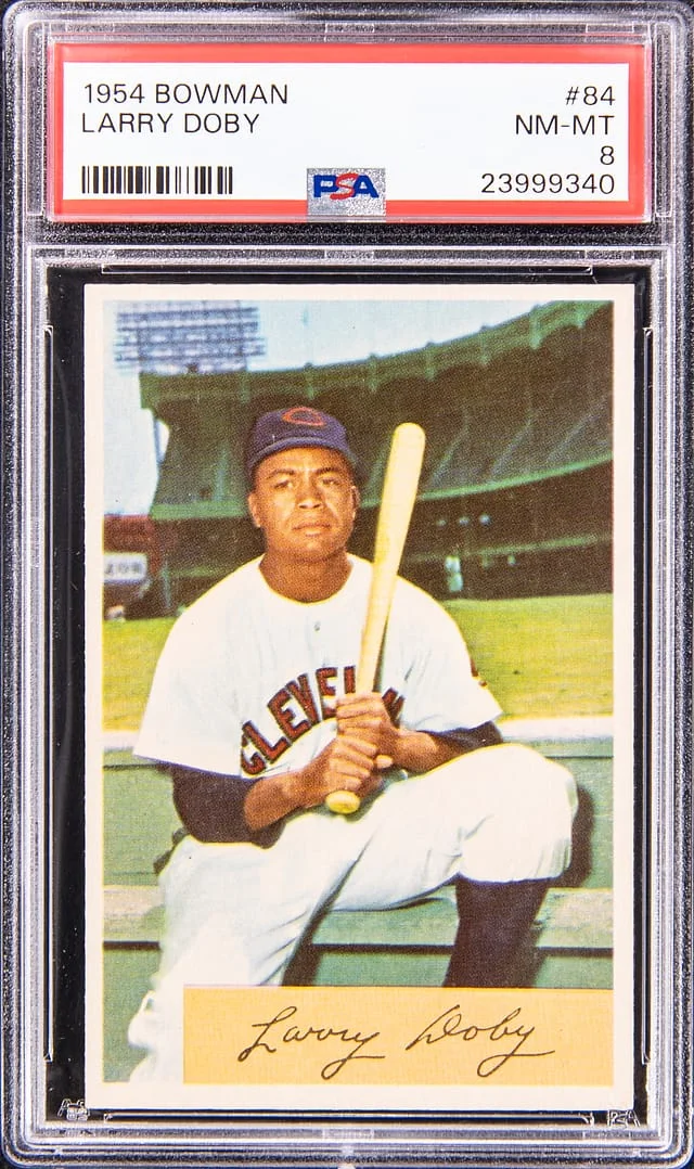 1954 Bowman Larry Doby #84 card image