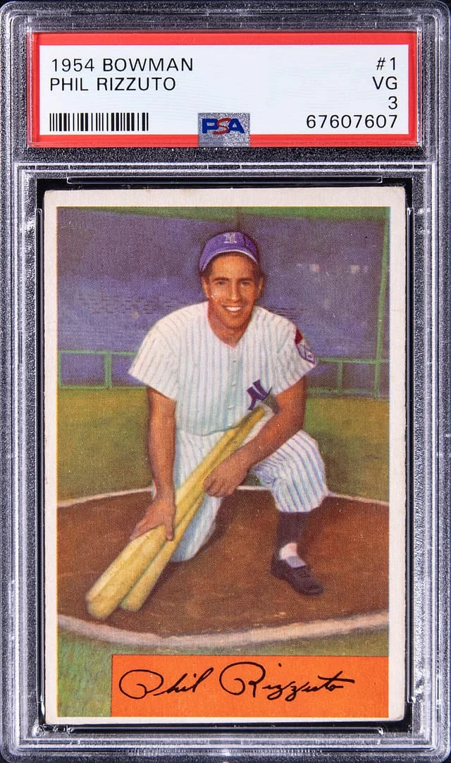 1954 Bowman Phil Rizzuto #1 card image