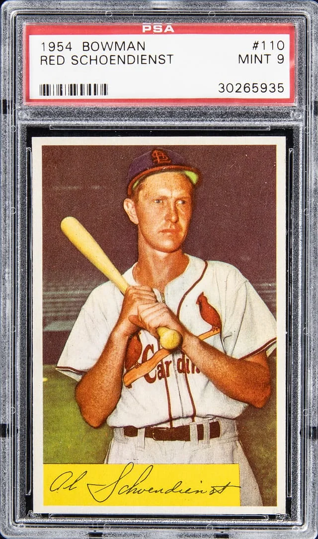 1954 Bowman Red Schoendienst #110 card image