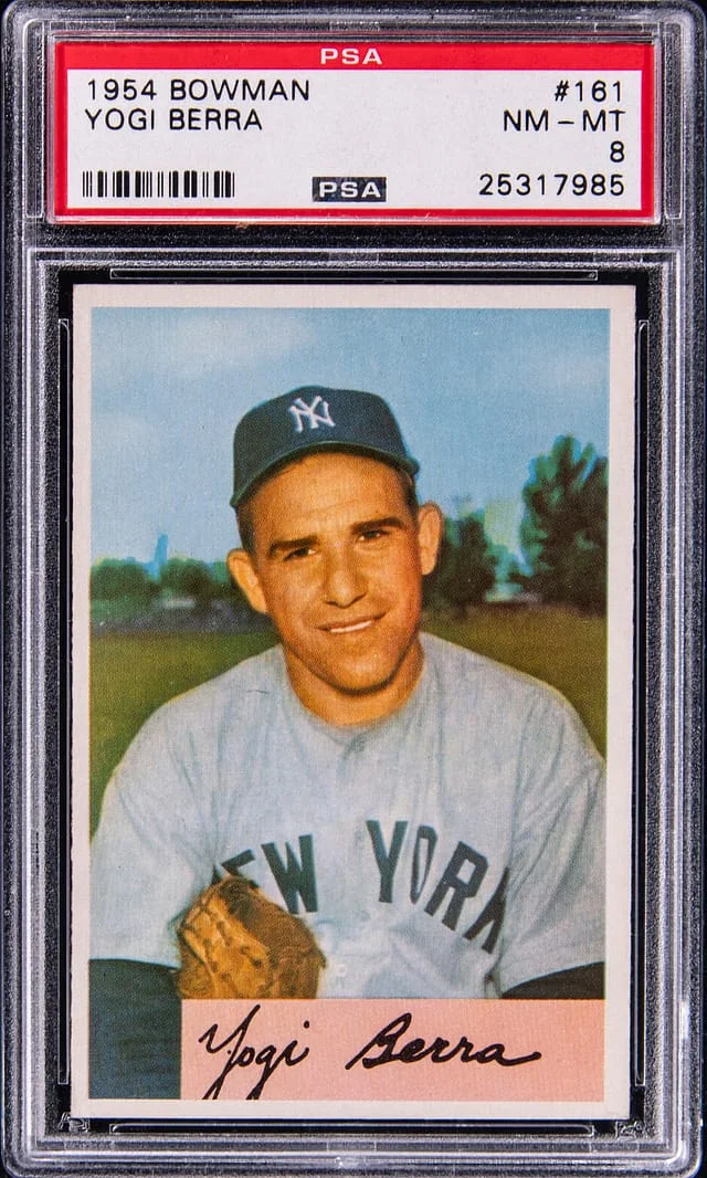 1954 Bowman Yogi Berra #121 card image