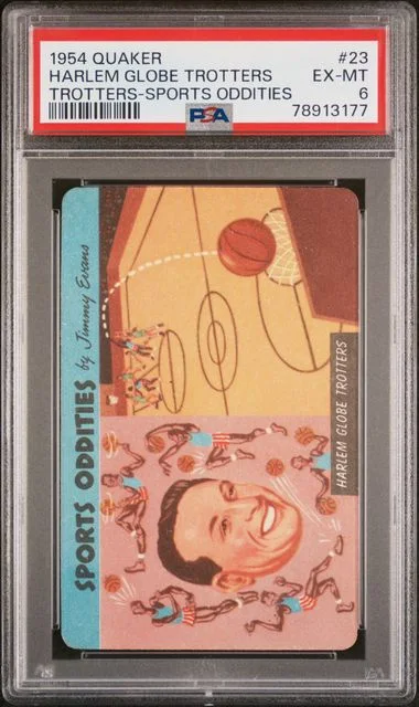1954 Quaker Sports Oddities Harlem Globe Trotters #23 card image