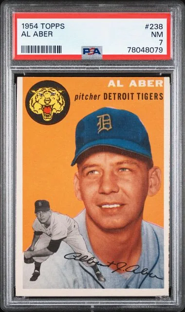 1954 Topps Al Aber #238 card image