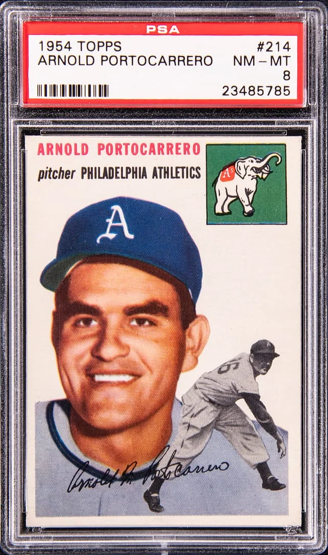 1954 Topps Arnold Portocarrero #214 card image