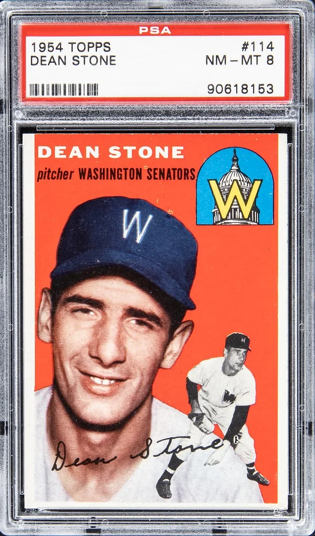 1954 Topps Dean Stone #114 card image