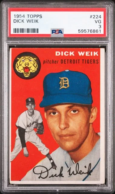 1954 Topps Dick Weik #224 card image
