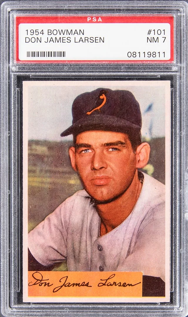 1954 Topps Don James Larsen #101 card image