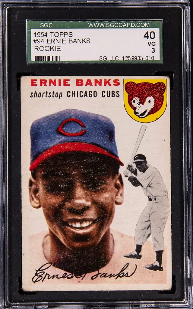 1954 Topps Ernie Banks #94 card image
