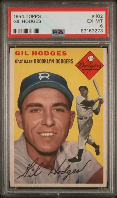 1954 Topps Gil Hodges #102 card image
