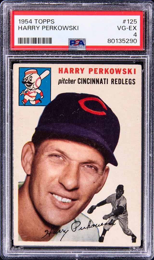 1954 Topps Harry Perkowski #125 card image