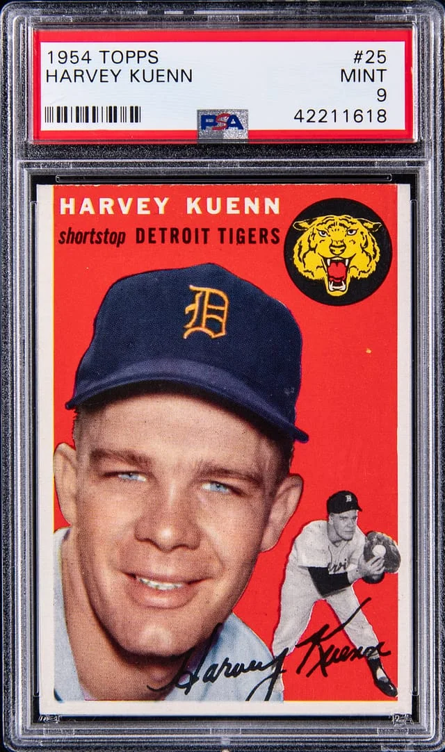 1954 Topps Harvey Kuenn #25 card image