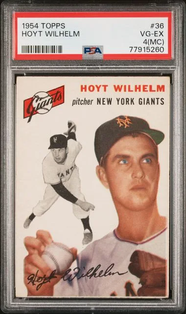 1954 Topps Hoyt Wilhelm #36 card image