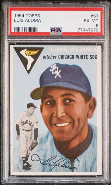 1954 Topps Luis Aloma #57 card image