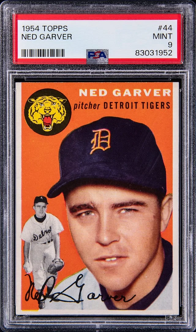 1954 Topps Ned Garver #44 card image