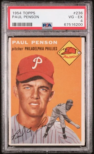 1954 Topps Paul Penson #236 card image