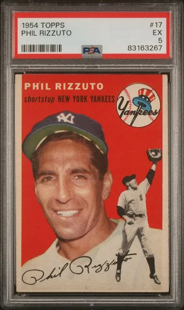 1954 Topps Phil Rizzuto #17 card image