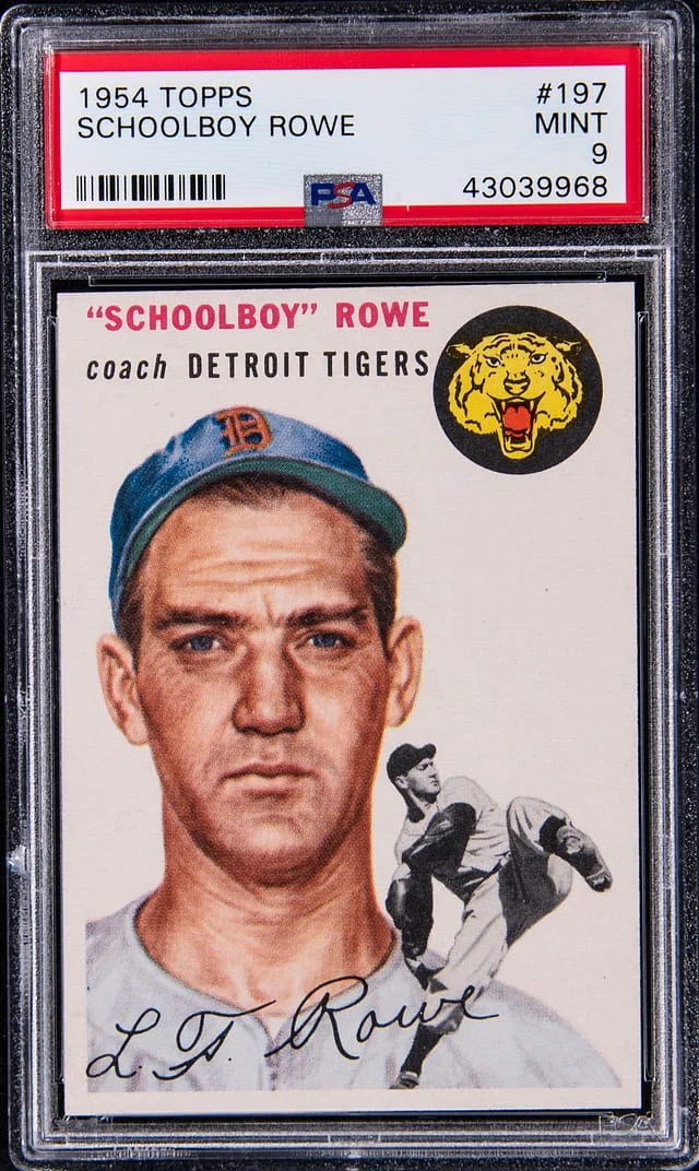 1954 Topps Schoolboy Rowe #197 card image