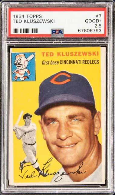 1954 Topps Ted Kluszewski #7 card image