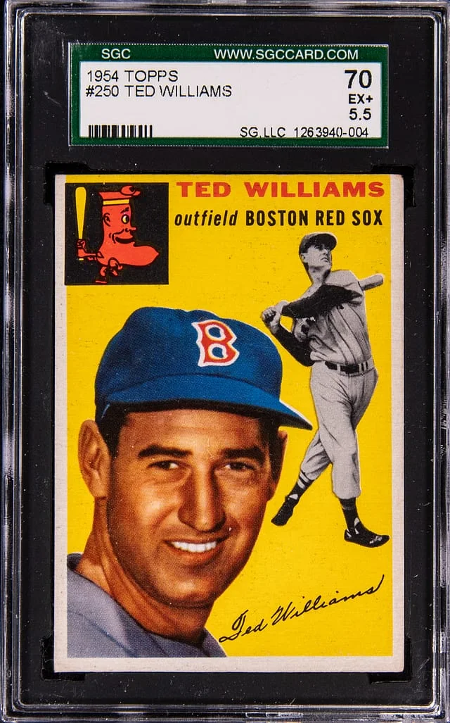 1954 Topps Ted Williams #250 card image