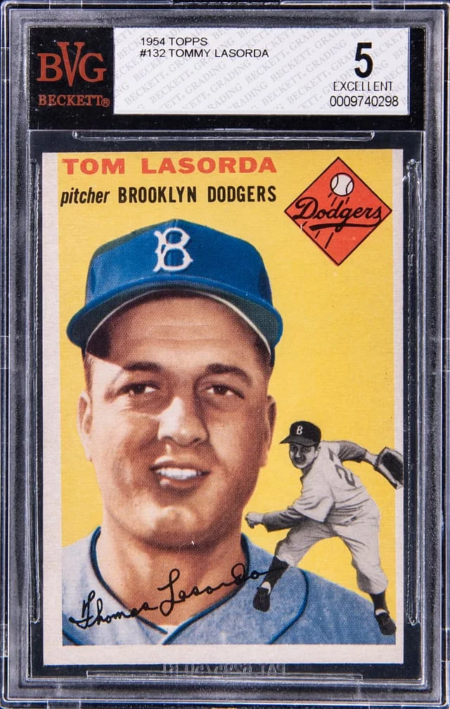 1954 Topps Tommy Lasorda #132 card image