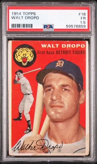 1954 Topps Walt Dropo #18 card image