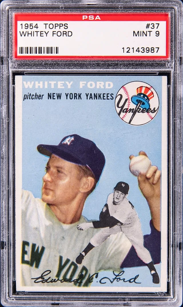 1954 Topps Whitey Ford #37 card image