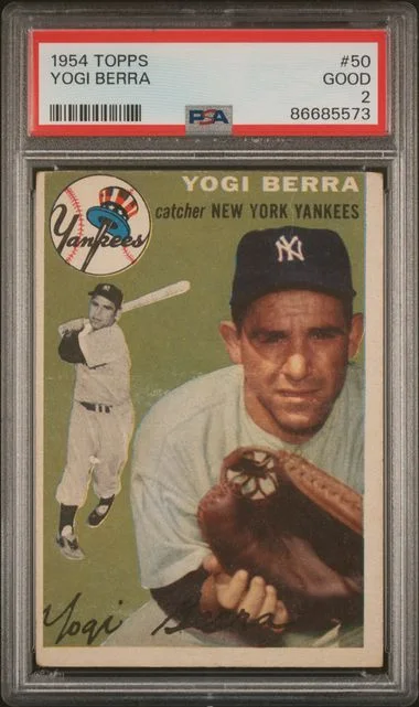 1954 Topps Yogi Berra #50 card image