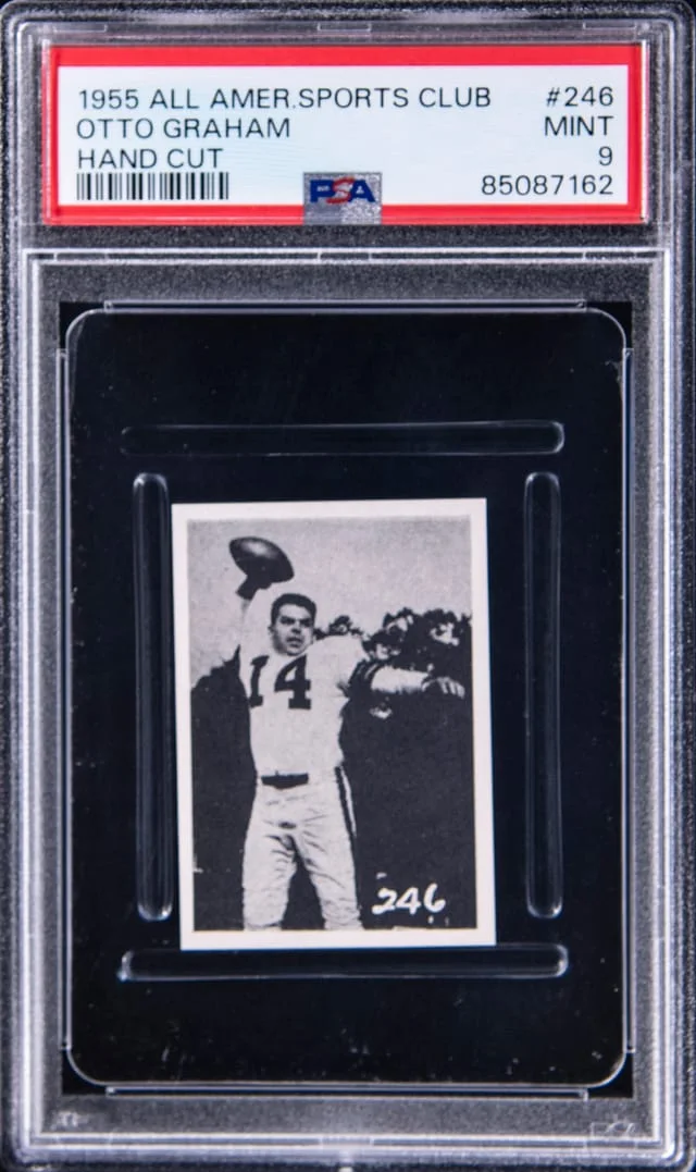 1955 All American Sports Club, Hand Cut Otto Graham #246 card image