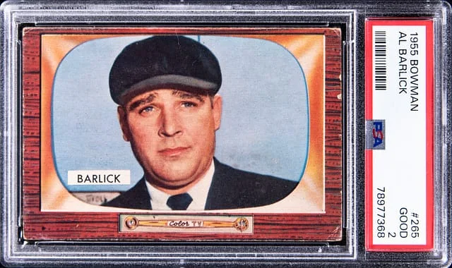 1955 Bowman Al Barlick #265 card image