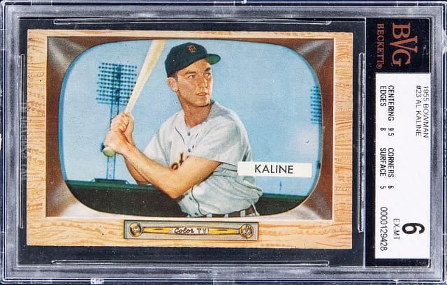 1955 Bowman Al Kaline #23 card image