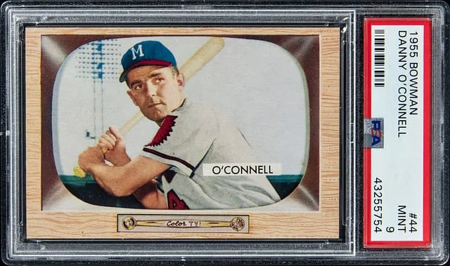 1955 Bowman Danny O'Connell #44 card image