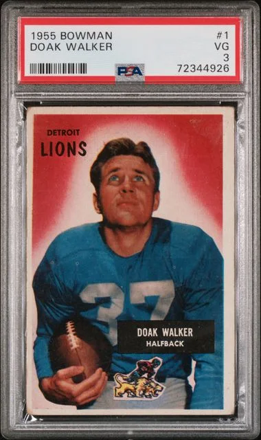1955 Bowman Doak Walker #1 card image