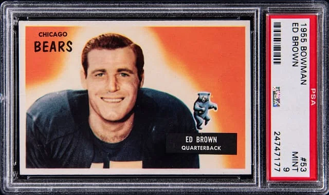 1955 Bowman Ed Brown #53 card image