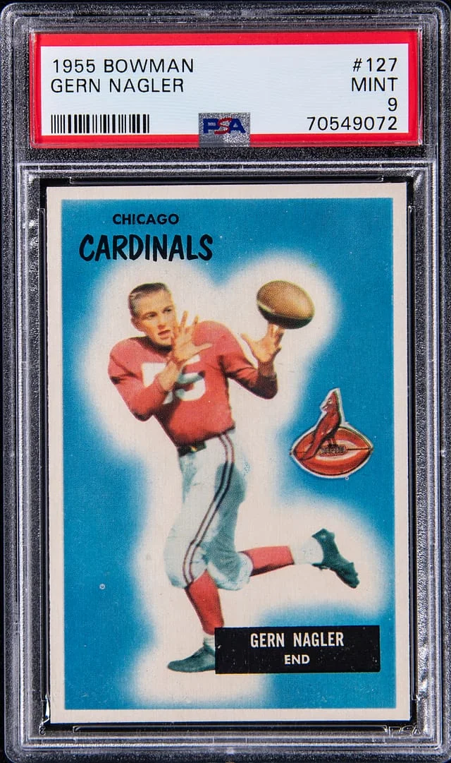 1955 Bowman Gern Nagler #127 card image