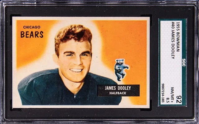 1955 Bowman James Dooley #40 card image
