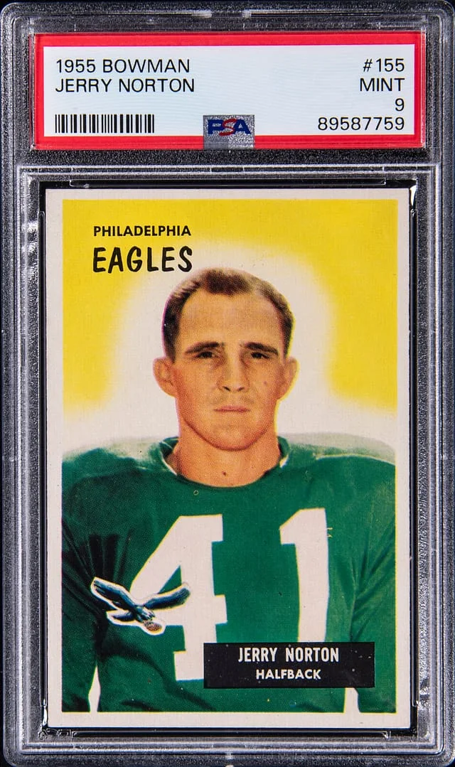 1955 Bowman Jerry Norton #155 card image