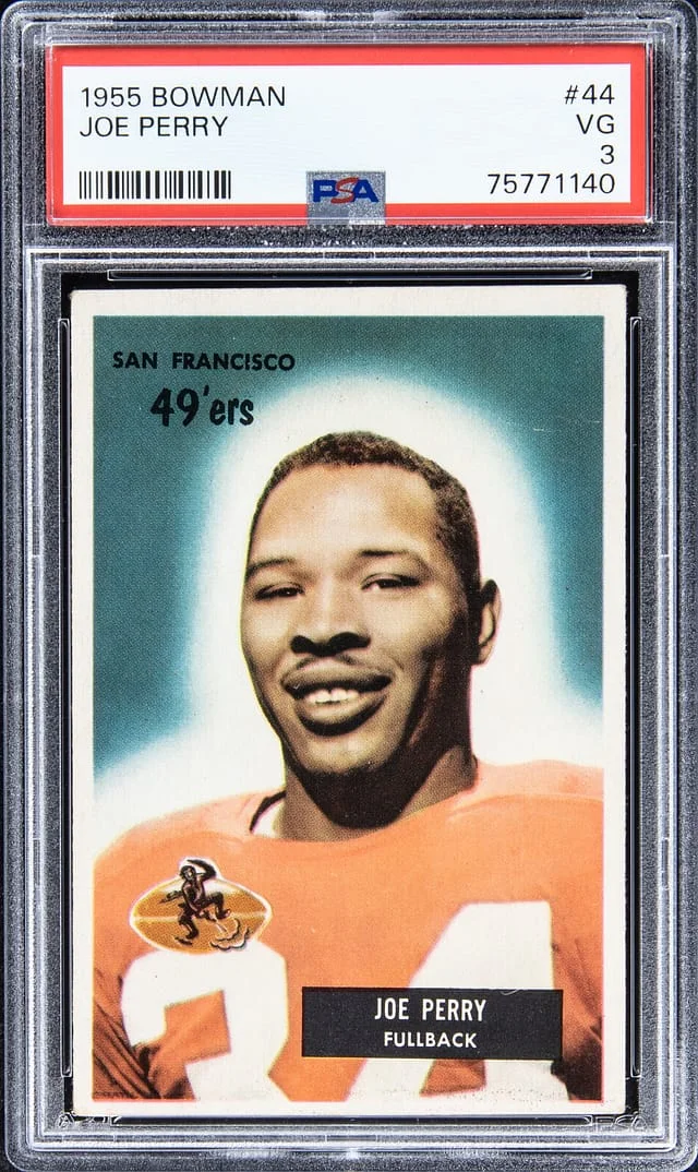 1955 Bowman Joe Perry #44 card image