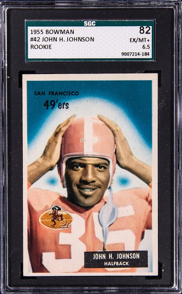 1955 Bowman John H. Johnson #42 card image