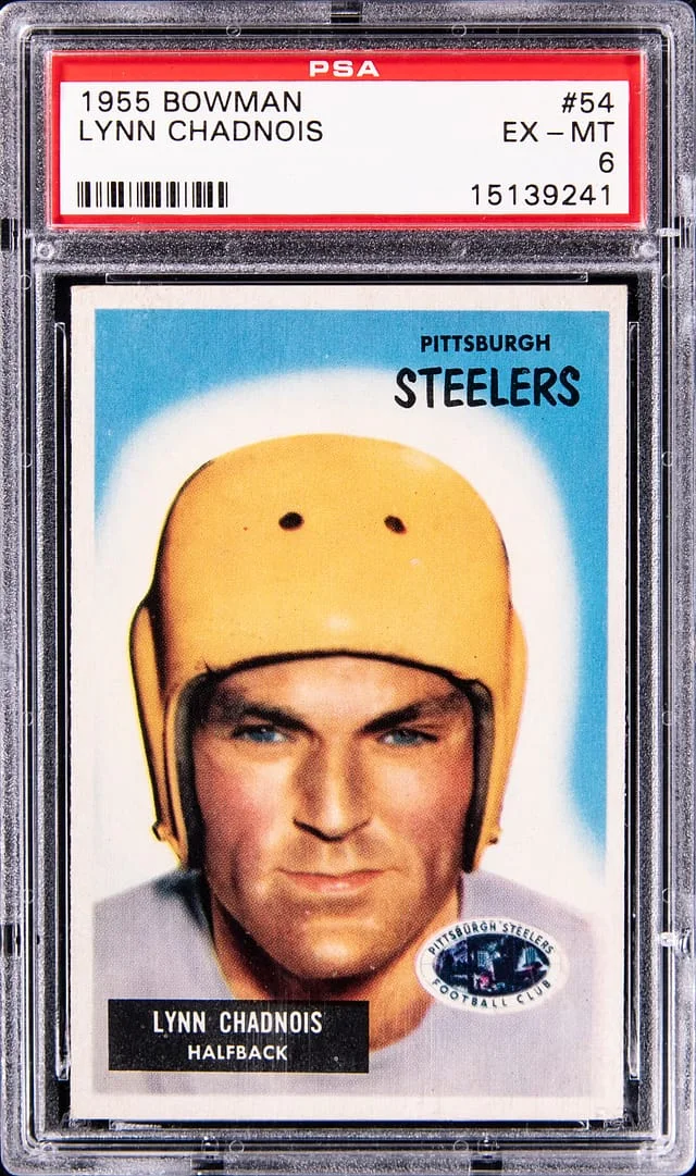 1955 Bowman Lynn Chadnois #54 card image