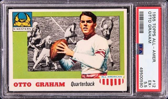 1955 Topp All-American Otto Graham #12 card image