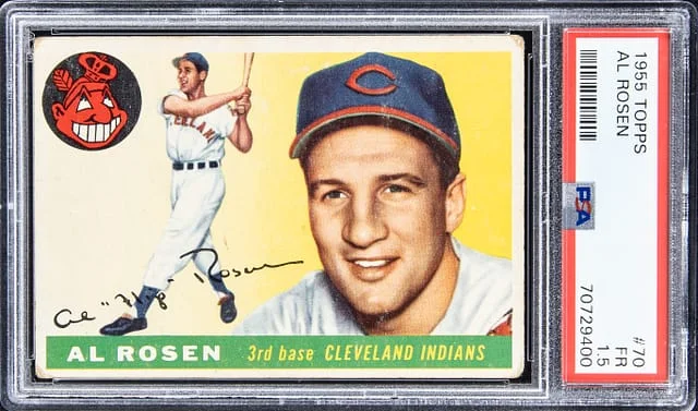 1955 Topps Al Rosen #70 card image