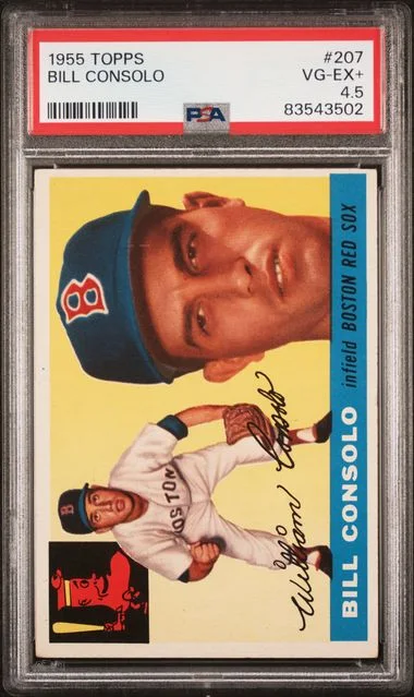 1955 Topps Bill Consolo #207 card image
