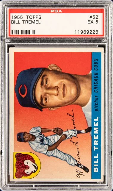 1955 Topps Bill Tremel #52 card image