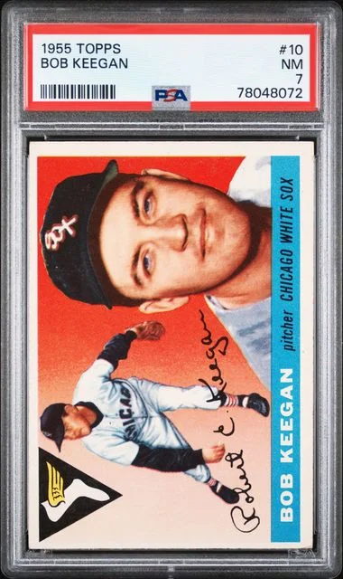 1955 Topps Bob Keegan #10 card image