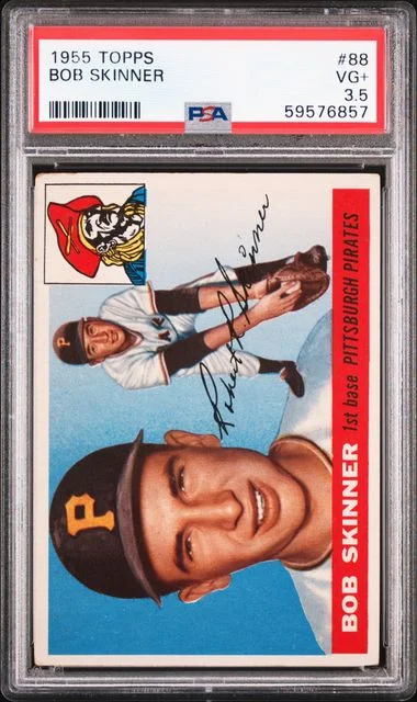 1955 Topps Bob Skinner #88 card image