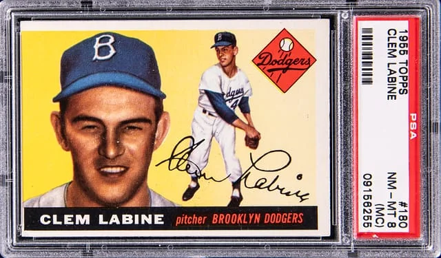 1955 Topps Clem Labine #180 card image