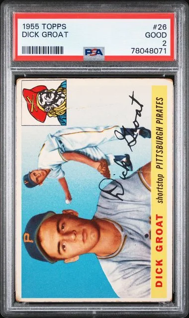 1955 Topps Dick Groat #26 card image