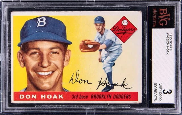 1955 Topps Don Hoak #40 card image