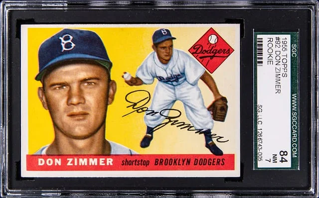 1955 Topps Don Zimmer #92 card image